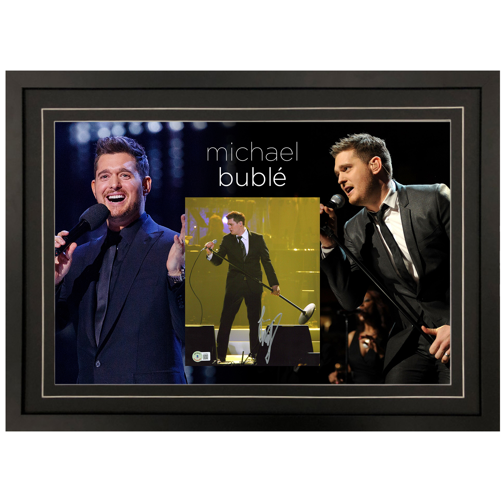 Music – Michael Buble Signed & Framed 8×10 Photo (Beck...