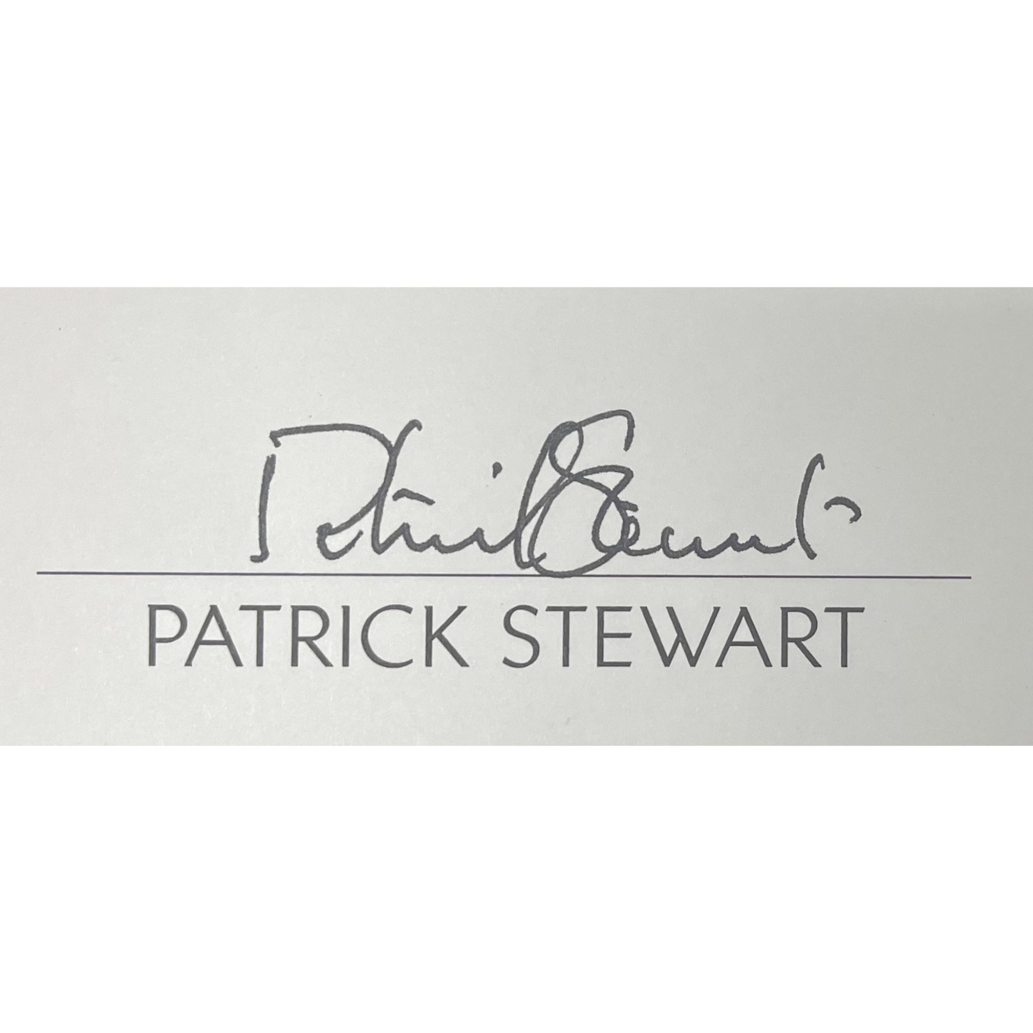 Patrick Stewart Signed & Framed Book Cut | Taylormade Memorabilia