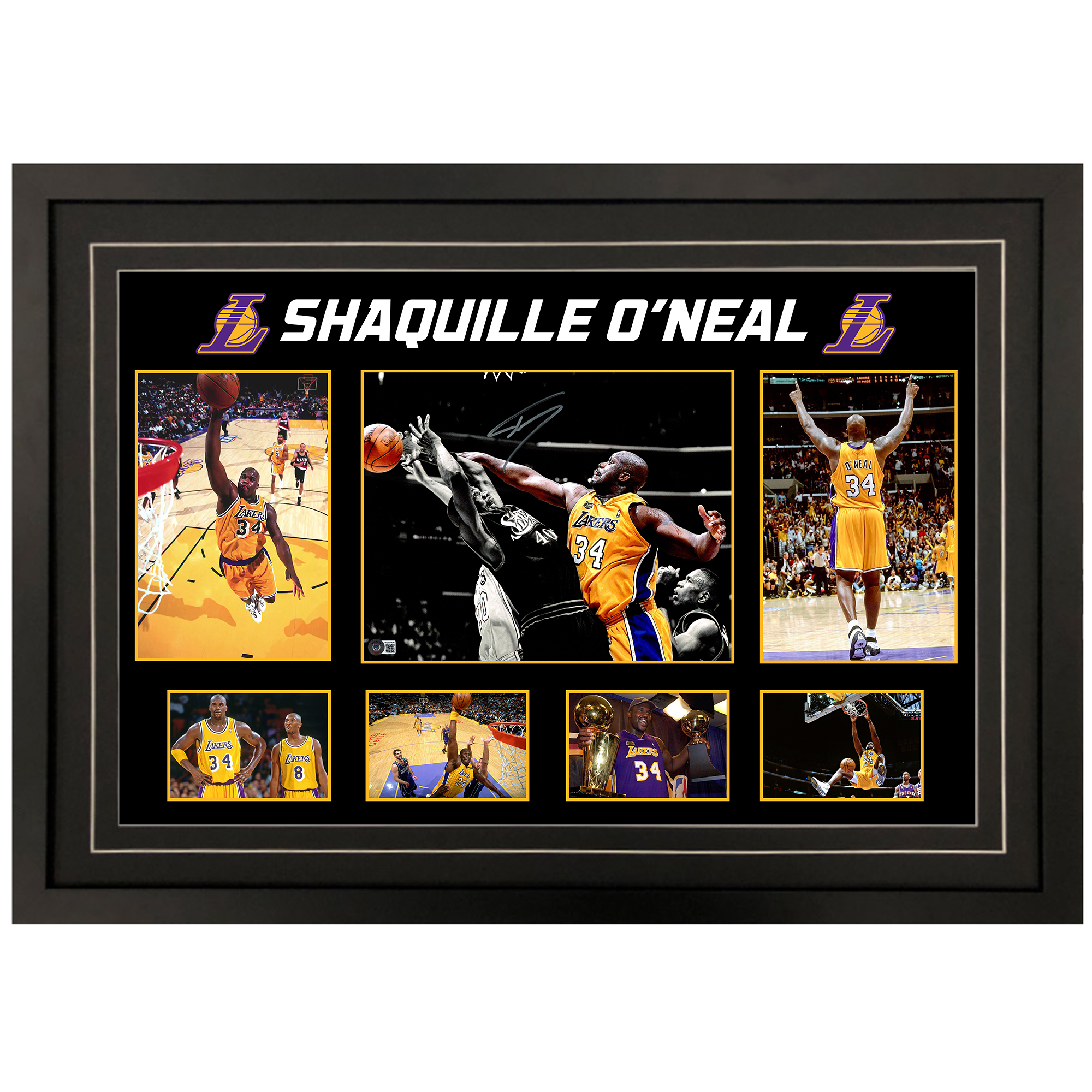 Basketball – Shaquille ONeal Signed & Framed 11×14 Photo (...