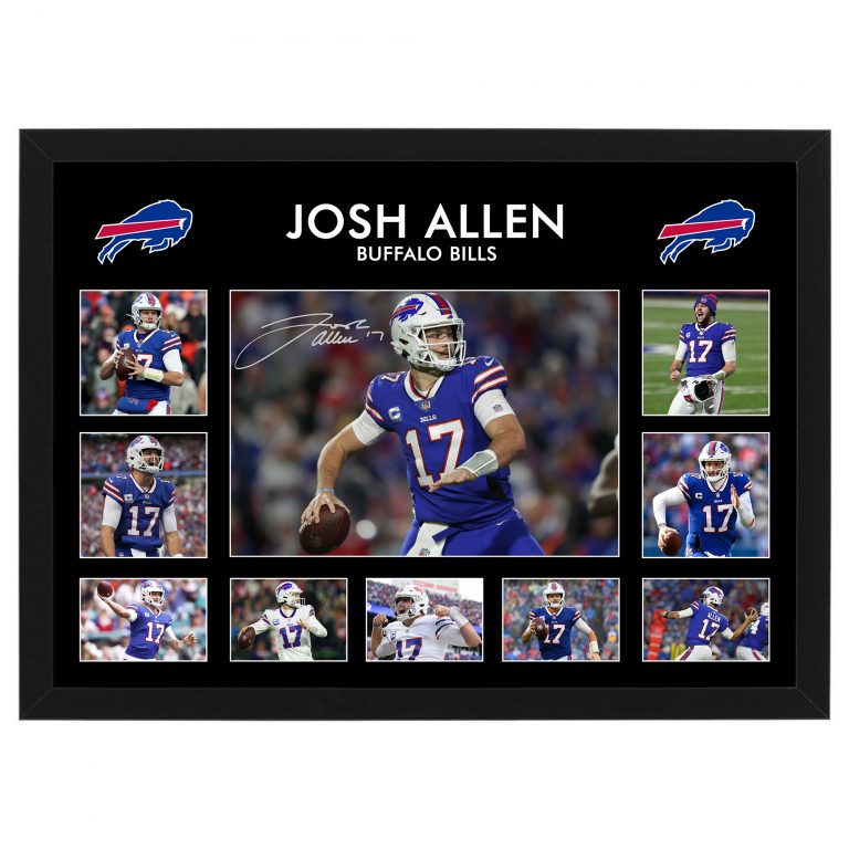 Nfl - Josh Allen Buffalo Bills Framed Large Photo Collage 