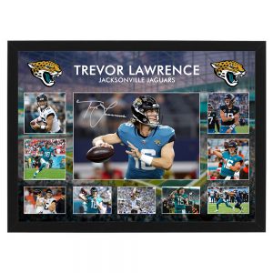 NFL - TREVOR LAWRENCE Jacksonville Jaguards Framed Large Photo Collage