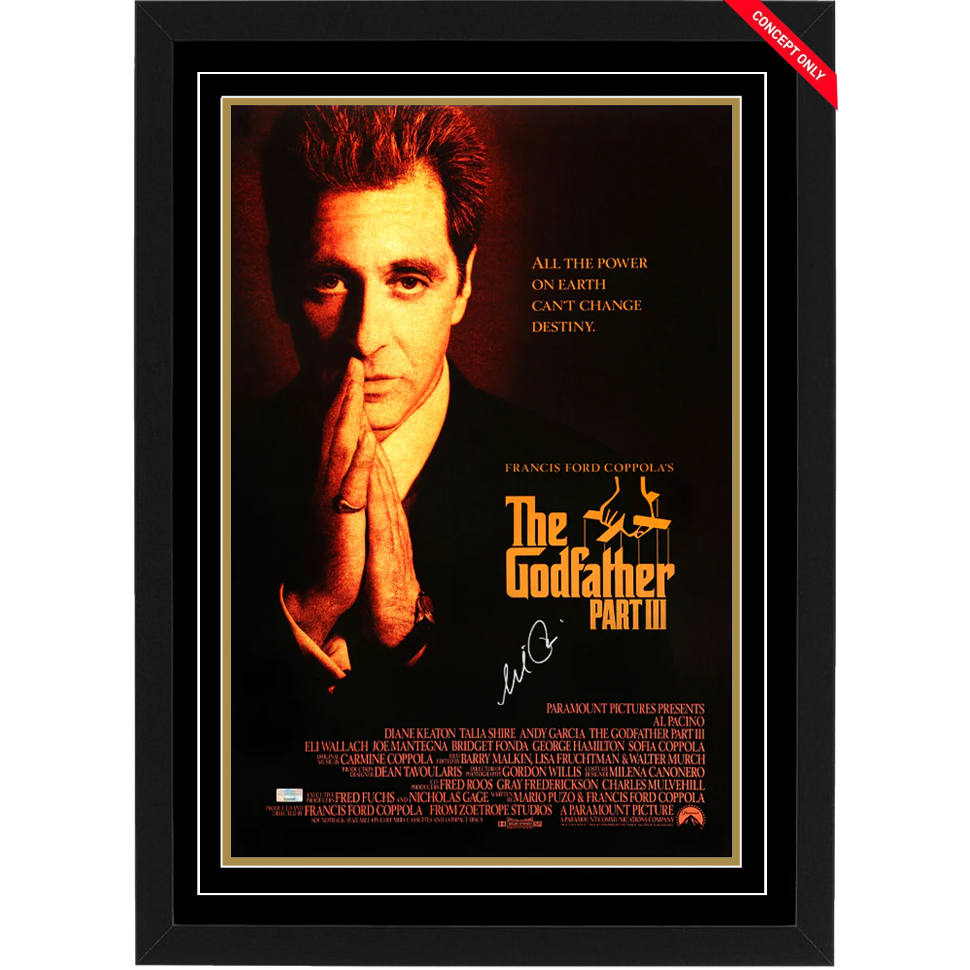 Al Pacino – Signed & Framed “The Godfather” 16&...
