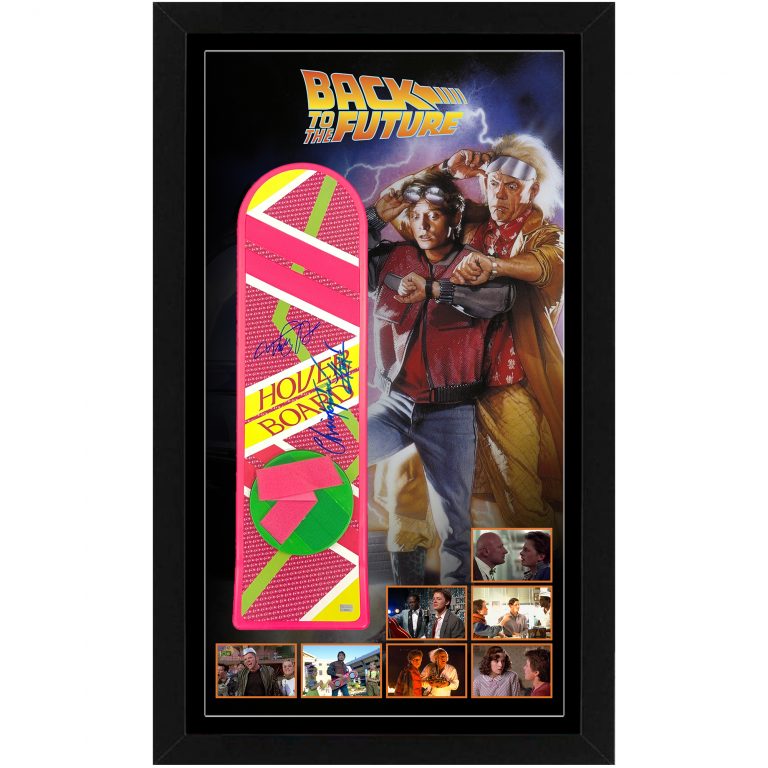 Back to the Future - Michael J. Fox & Christopher Lloyd Dual Signed ...