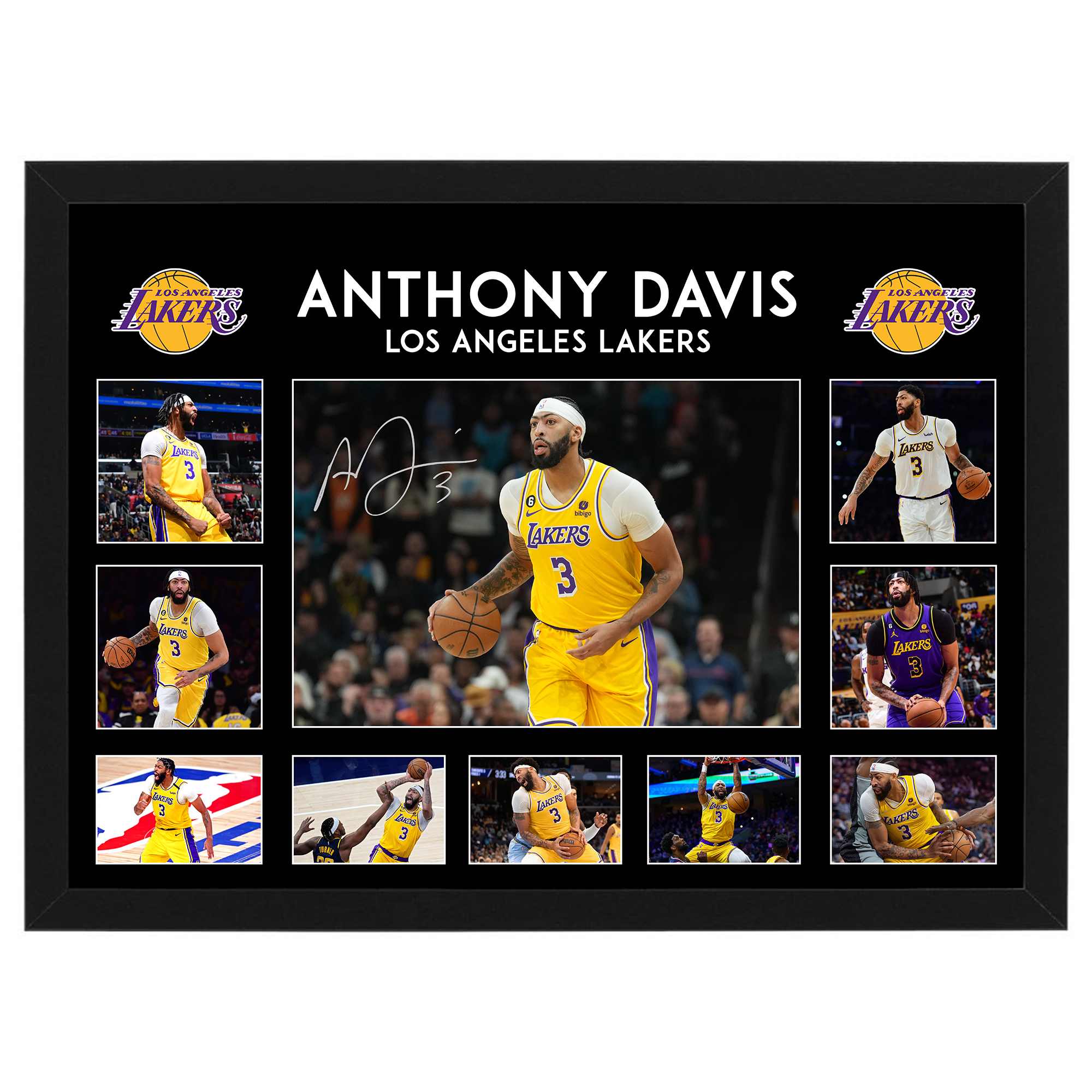 Basketball – ANTHONY DAVIS Los Angeles Lakers Framed Large Photo...
