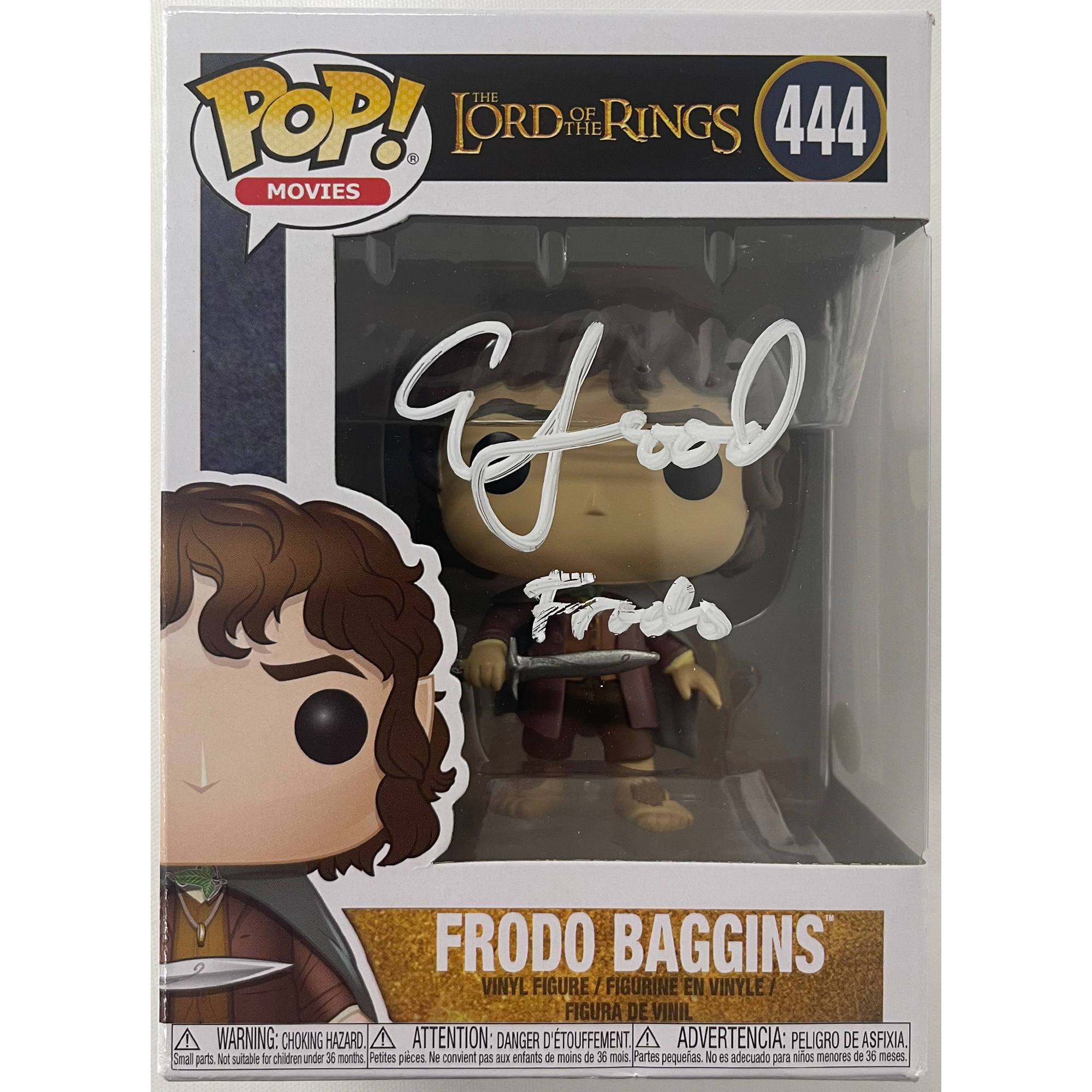 ELIJAH WOOD Signed “Lord of the Rings” Frodo Baggins #444 ...
