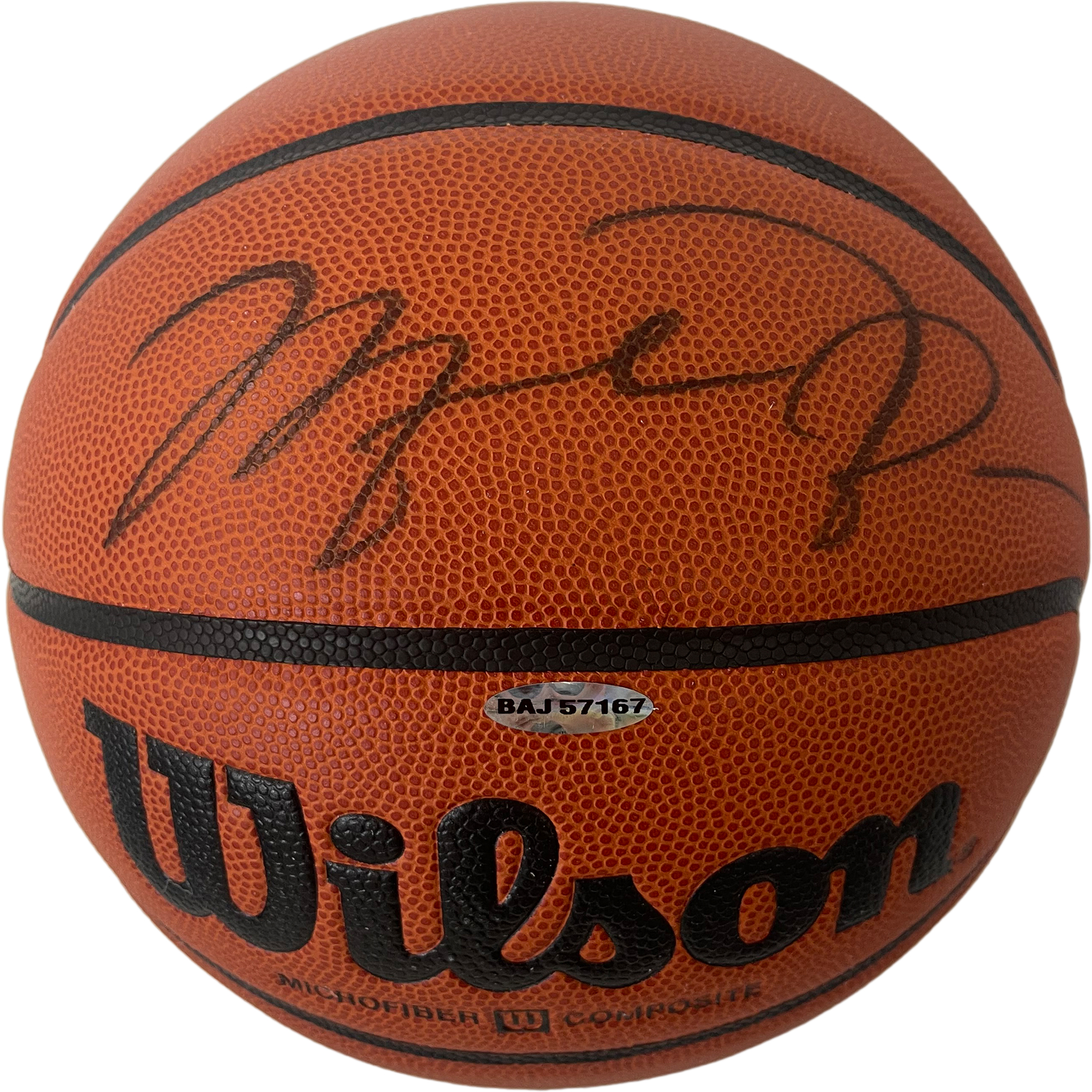 Basketball – Michael Jordan Signed Wilson Basketball (Upper Deck...