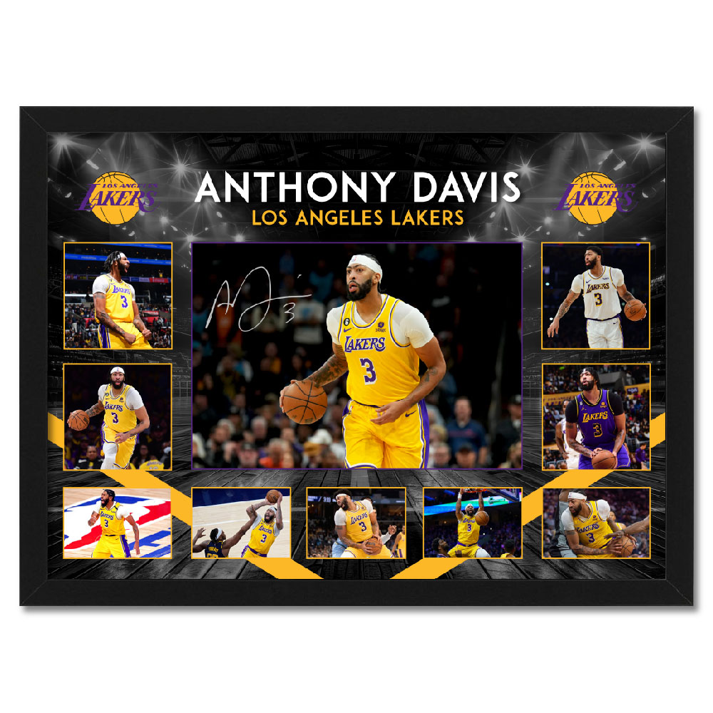 Basketball – ANTHONY DAVIS Los Angeles Lakers Framed Large Photo...