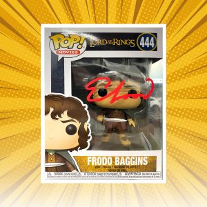ELIJAH WOOD Signed "Lord of the Rings" Frodo Baggins #444 Funko Pop! Vinyl (PA COA)