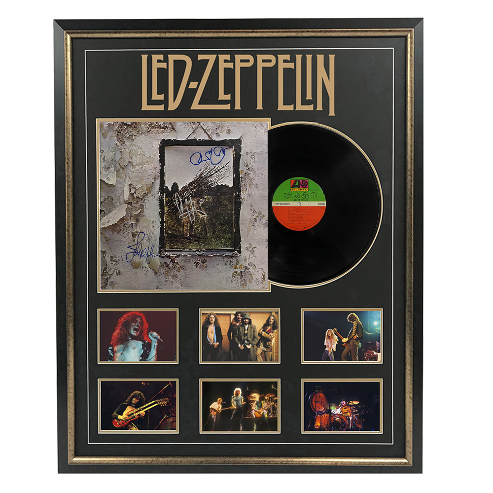 Music – Led Zeppelin – Led Zeppelin IV Signed & Frame...