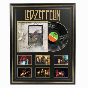 Music - Led Zeppelin - Led Zeppelin IV Signed & Framed Album Cover