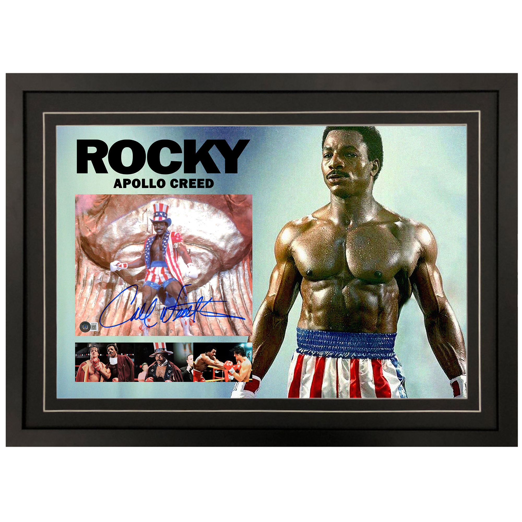 CARL WEATHERS “Rocky – Apollo Creed” Signed & F...
