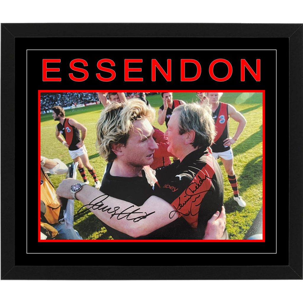 Essendon Bombers - Kevin Sheedy & James Hird Signed & Framed 12x18 ...