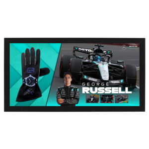 Formula 1 - GEORGE RUSSELL Mercedes Signed & Framed Racing Glove