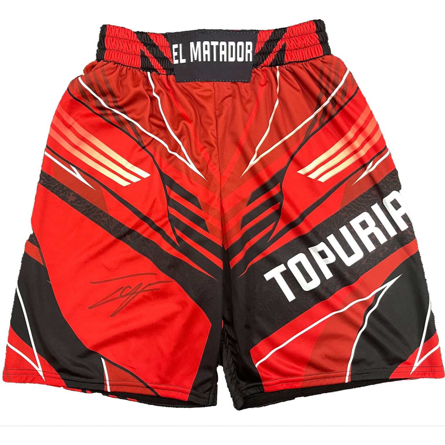 UFC - ILIA TOPURIA Signed & Framed UFC Trunks (Beckett Hologram ...