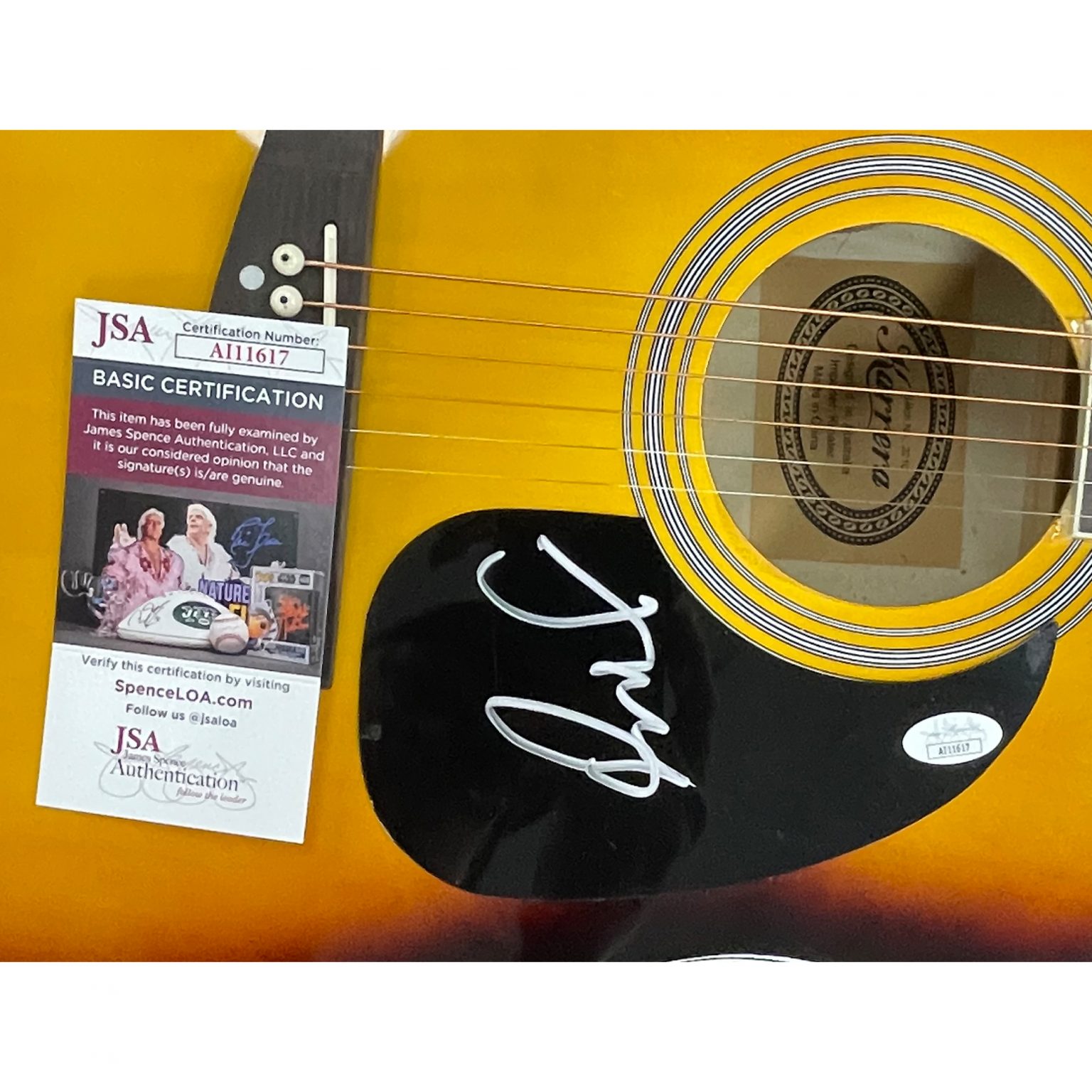 Music – JOHN MELLENCAMP Hand Signed & Framed Full Size Acoustic Guitar ...