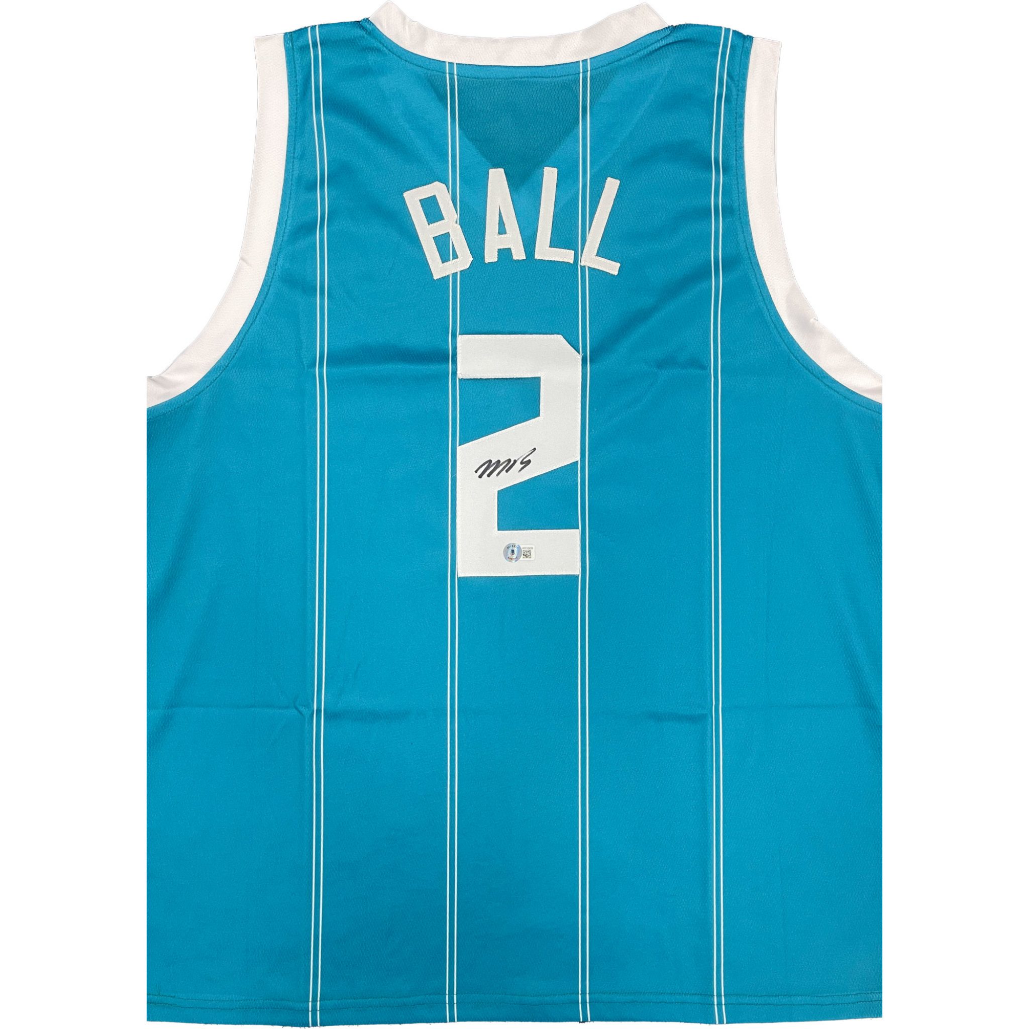 Basketball - LAMELO BALL Signed & Framed Charlotte Hornets Jersey ...