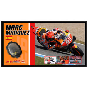 MotoGP - Marc Marquez Signed & Framed Knee Slider