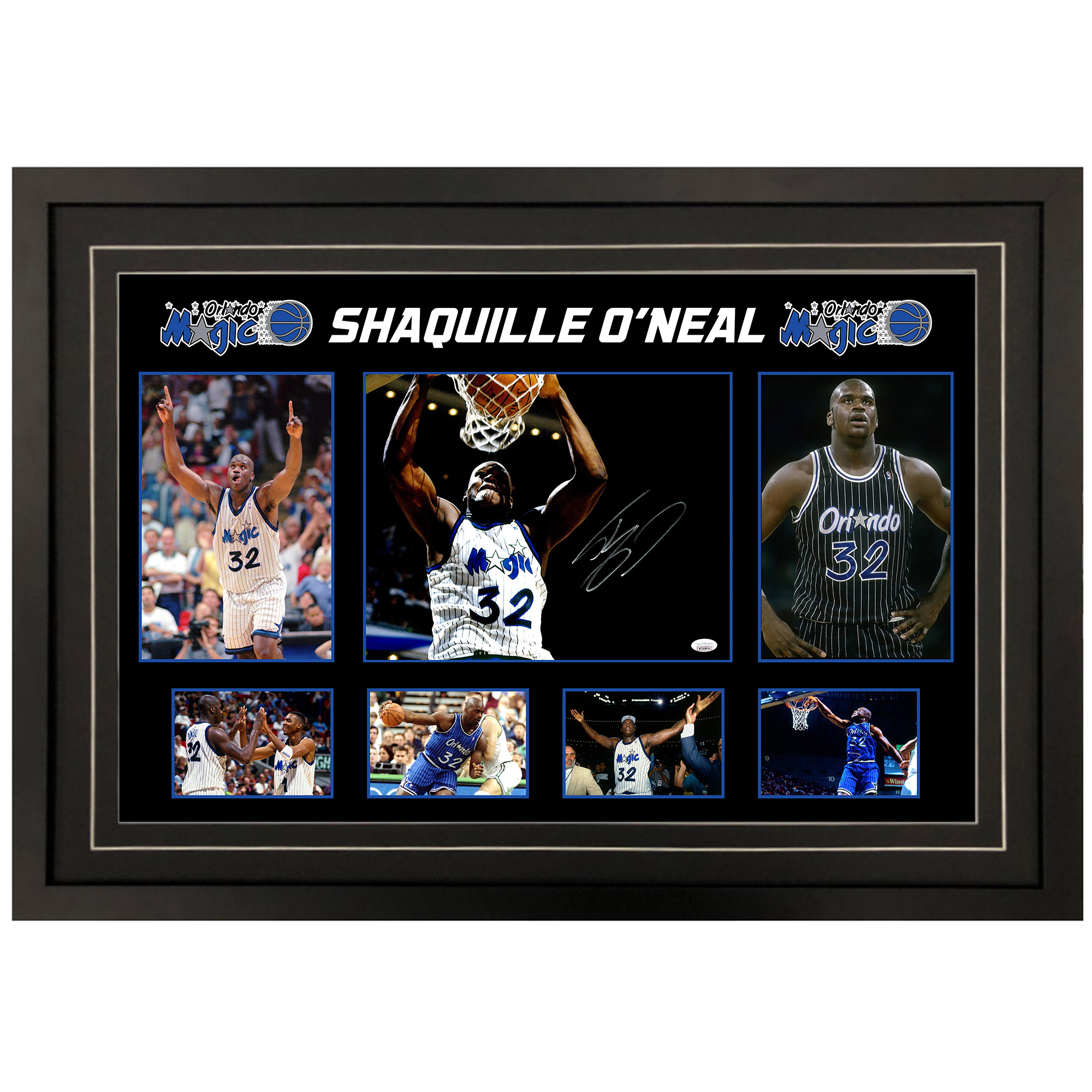 Basketball – Shaquille ONeal Signed & Framed 11×14 Photo O...