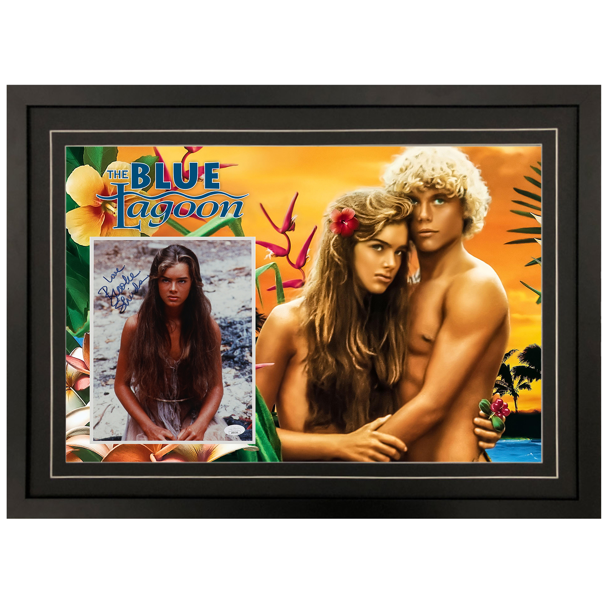 BROOKE SHIELDS Signed & Framed “The Blue Lagoon” 8...