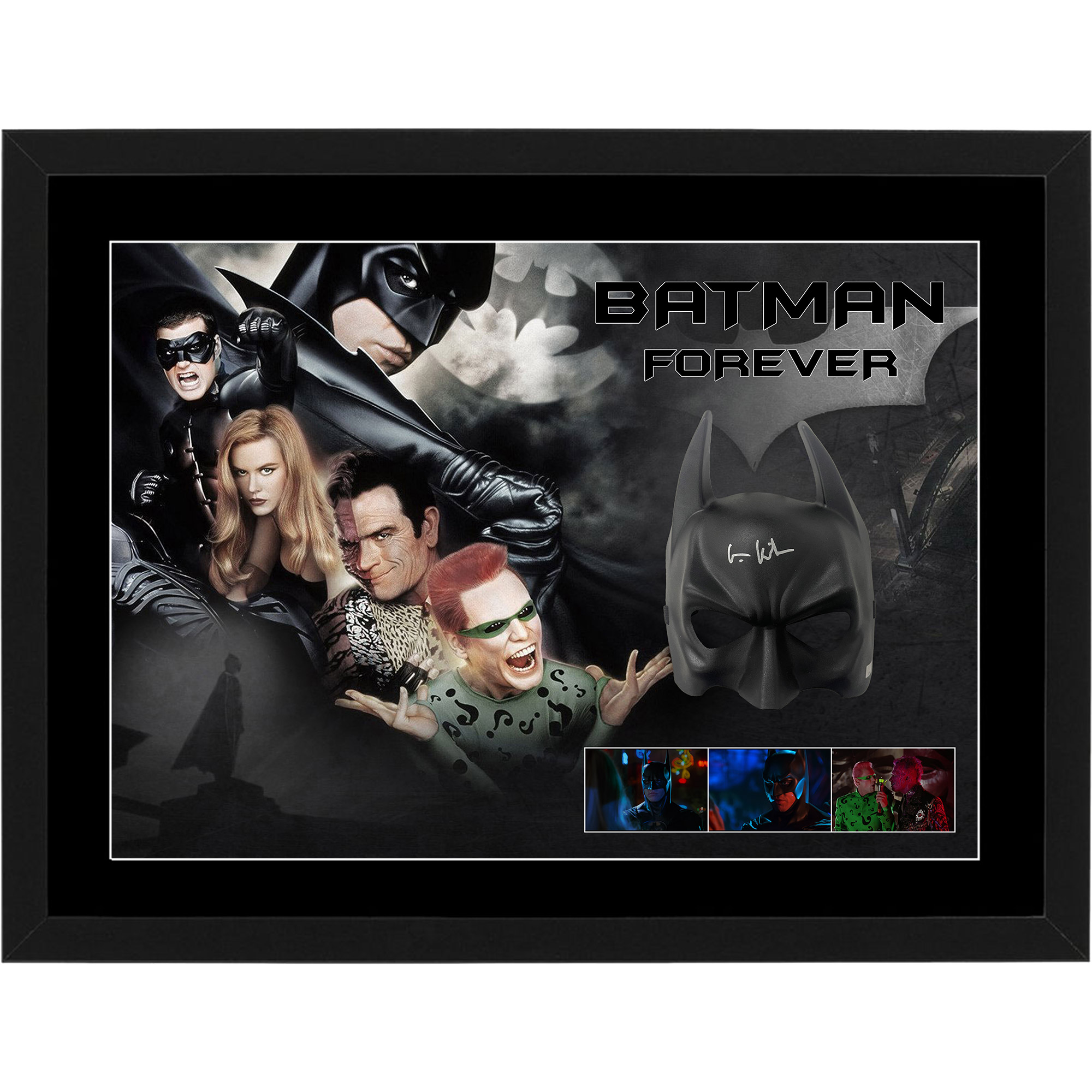 VAL KILMER – Signed & Framed “Batman Forever” B...