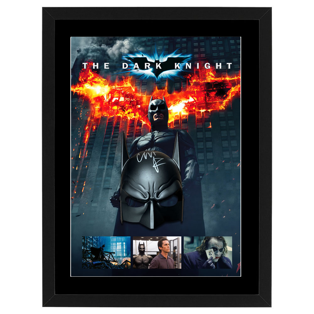 CHRISTIAN BALE – Signed & Framed “The Dark KnightR...