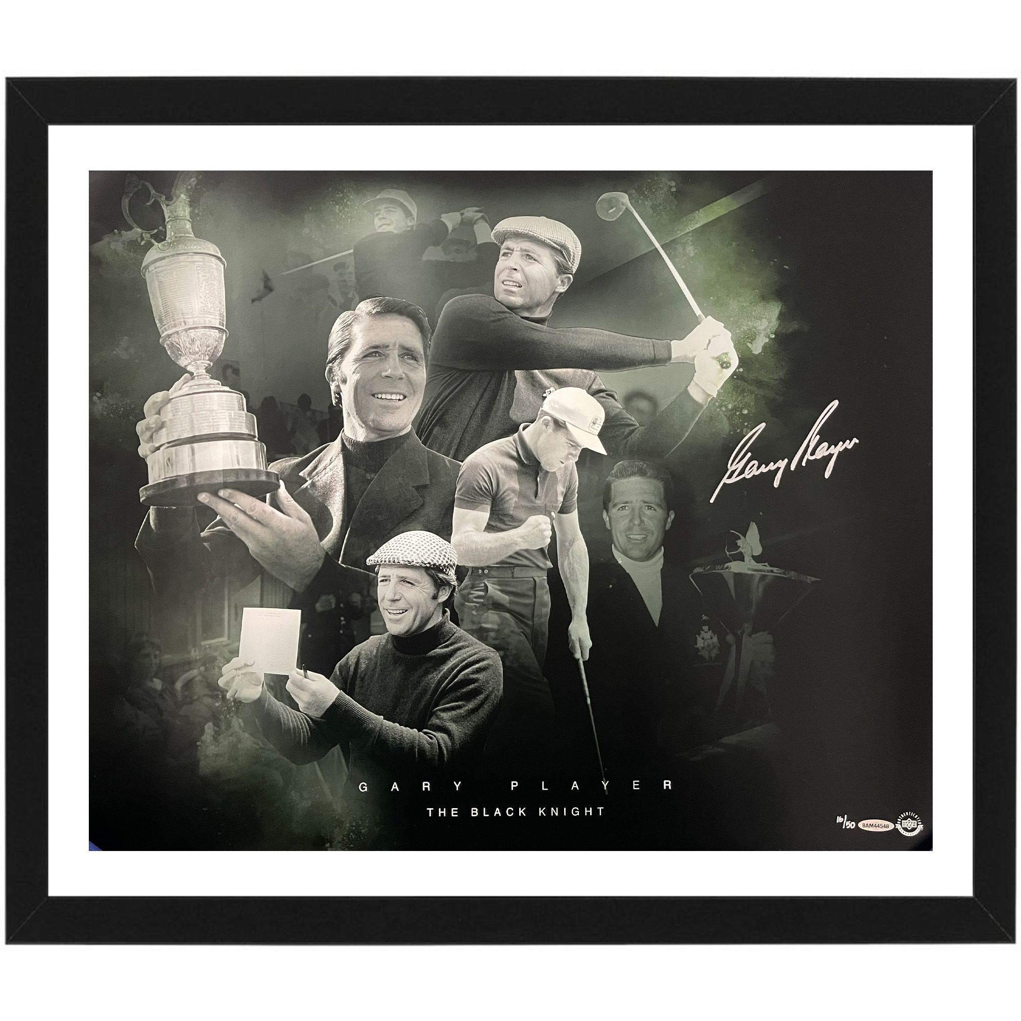 Golf – Gary Player Signed & Framed “The Black Knight&...