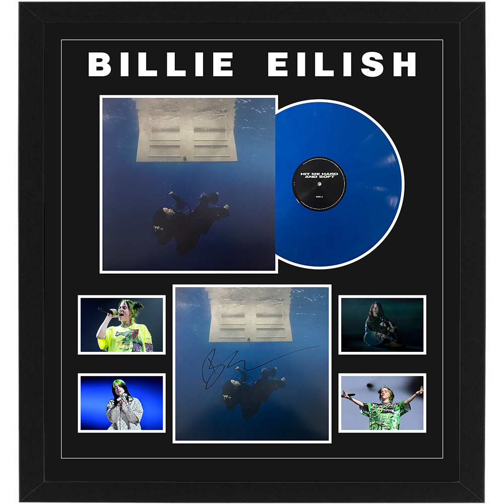 Music – Billie Eilish – HIT ME HARD AND SOFT Framed Vinyl ...