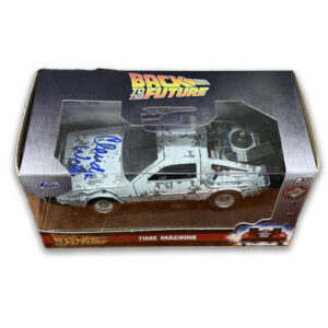 Claudia Wells Hand Signed Back To The Future Time Machine 1:32 Scale Die Cast