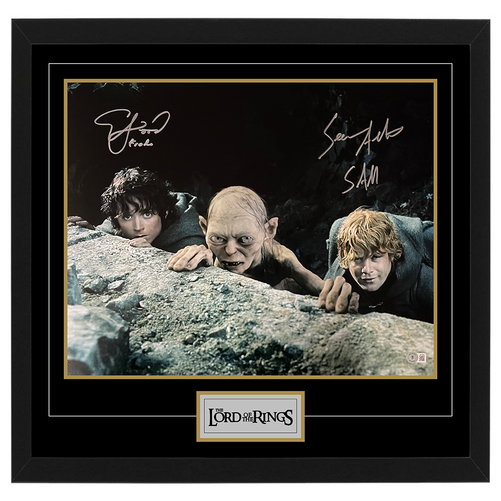 “Lord Of The Rings” Elijah Wood & Sean Astin Signed &...