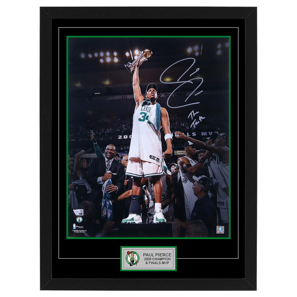 Basketball – PAUL PIERCE Signed & Framed Celtics 2008 Champion ...