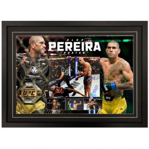 UFC – Alex Pereira Signed & Framed 8x10 Photo Display I