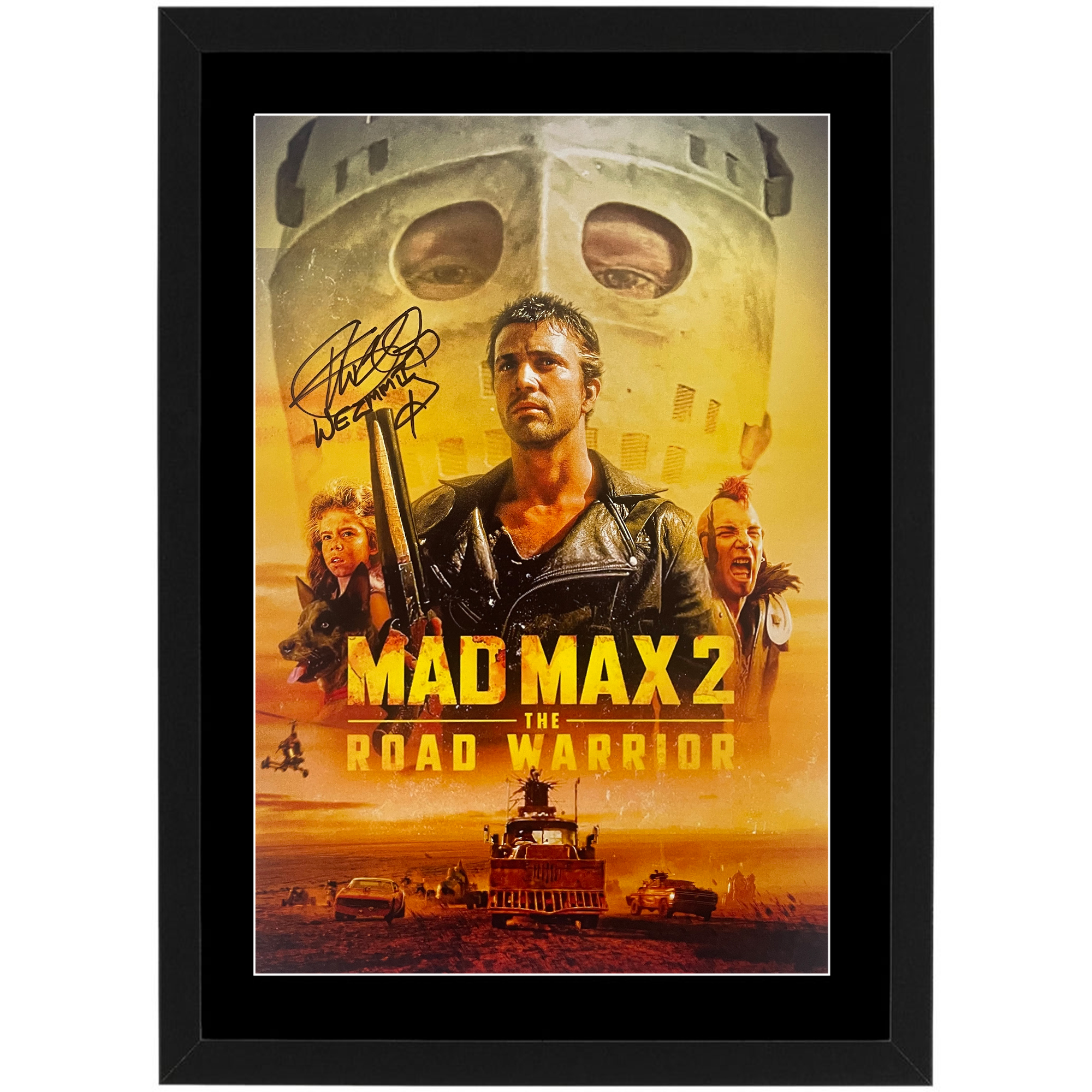 Vernon Wells – Signed & Framed “Mad Max 2: The Road W...