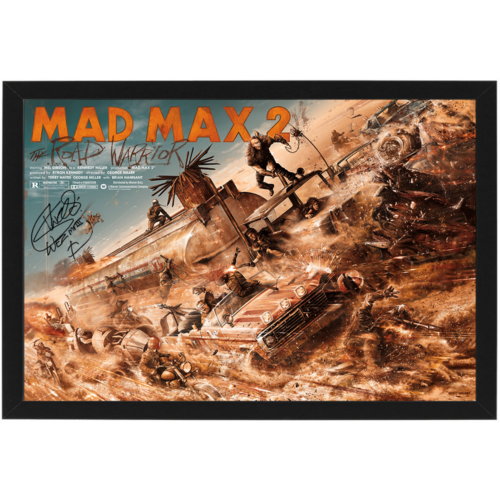 Vernon Wells – Signed & Framed “Mad Max 2: The Road W...