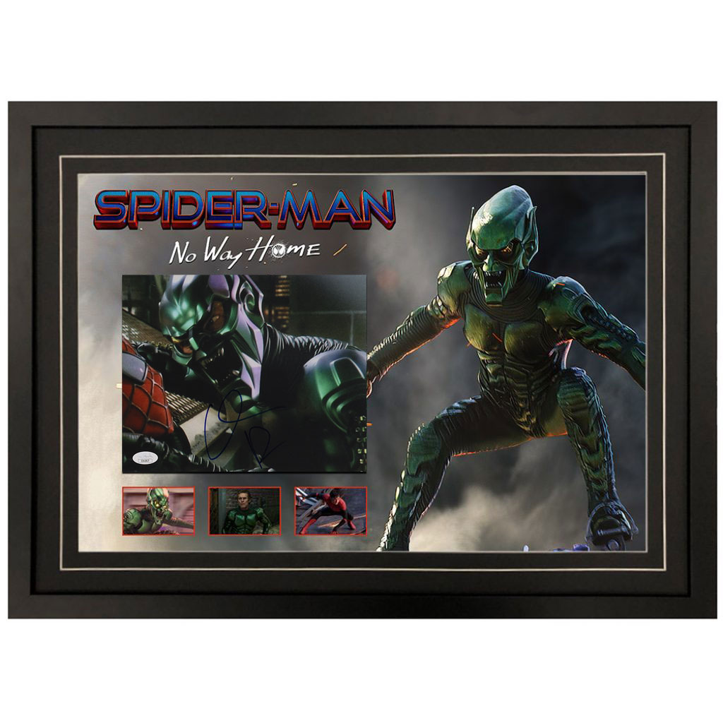 WILLEM DAFOE Signed & Framed “Spider-Man: No Way Home”...