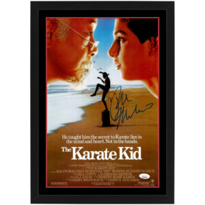 RALPH MACCHIO "The Karate Kid" Signed & Framed 11x17 Photo (JSA COA)