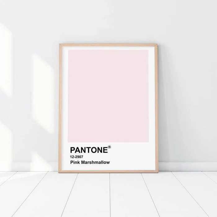 Wall Art – Pantone – Pink Marshmallow