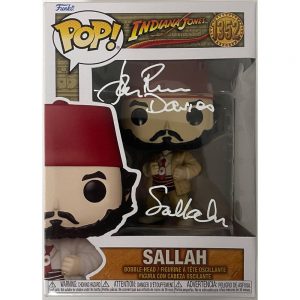 John Rhys-Davies – “Indiana Jones” Sallah #1352 Autographed Funko Pop! Vinyl (JSA COA)