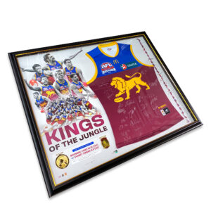 Brisbane Lions 2024 AFL Premiers Team Signed Limited Edition Jumper READY TO SHIP