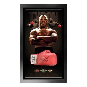 Mike Tyson Signed Everlast Red Boxing Glove (Beckett Hologram)