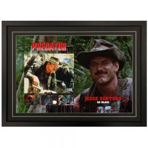 Jesse Ventura - "Predator" Signed & Framed 8x10" Photograph Display (Beckett)