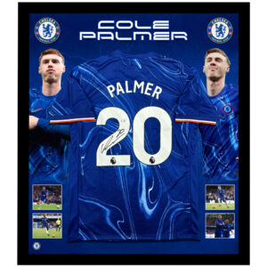Soccer – COLE PALMER Signed & Framed Chelsea Jersey (Beckett)
