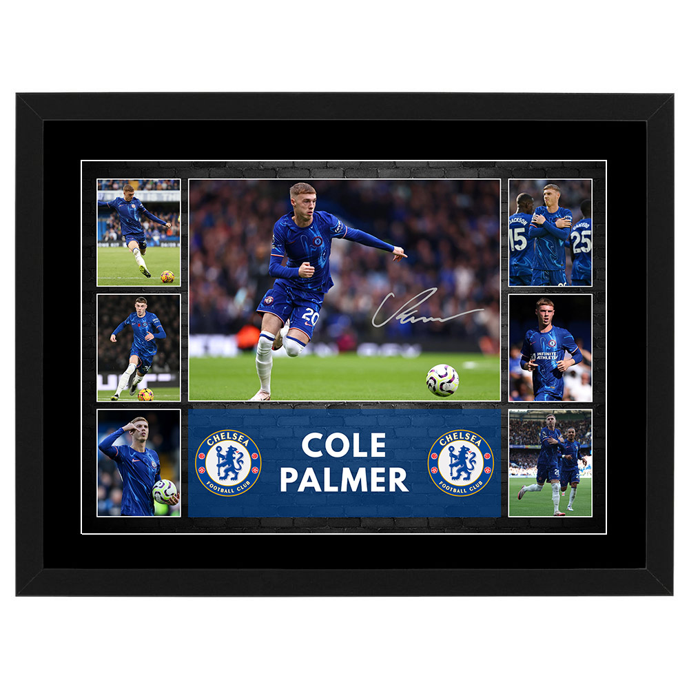 Soccer – COLE PALMER Chelsea Framed Pre Print Collage