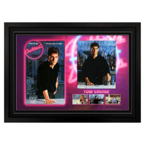 Tom Cruise Signed & Framed "Cocktail" 8x10 Photograph (ACOA COA)