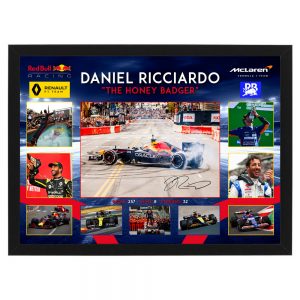 Formula 1 - DANIEL RICCIARDO F1 Career Framed Large Photo Collage