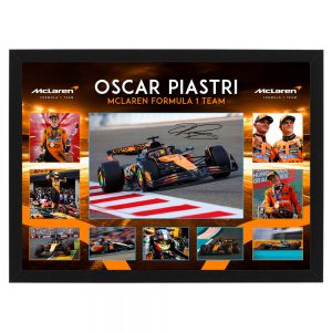Formula 1 - Oscar Piastri McLaren Framed Large Photo Collage