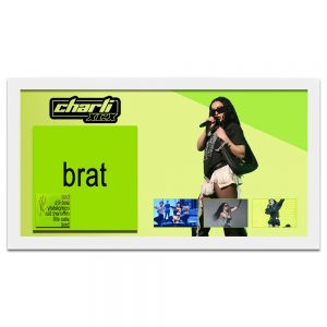 Music - Charli XCX Signed & Framed Brat CD