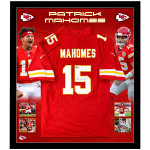 NFL – PATRICK MAHOMES Signed & Framed Kansas City Chiefs Jersey (Beckett)