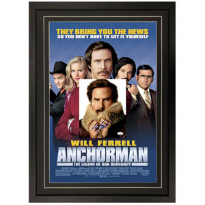 WILL FERRELL Signed & Framed Anchorman 8x10 Photo (JSA COA)