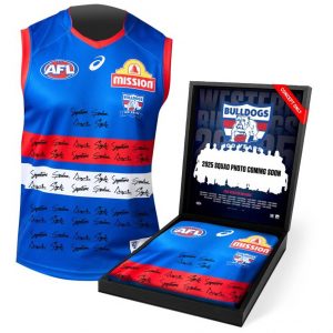 Western Bulldogs 2025 Squad Signed Guernsey