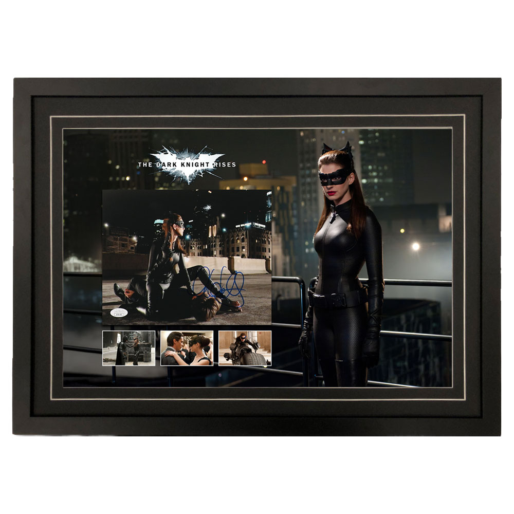 Anne Hathaway “The Dark Knight Rises” Signed & Framed ...